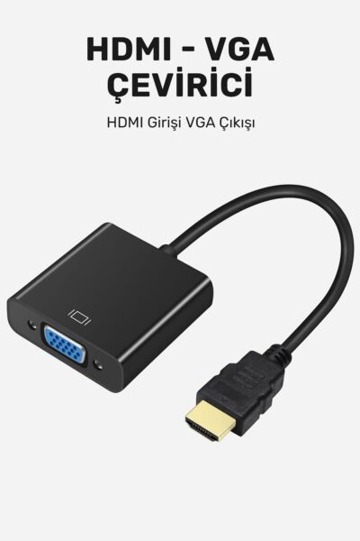 HDMI To VGA Dönüştürücü Çevirici Ekran Görüntü Aktarıcı