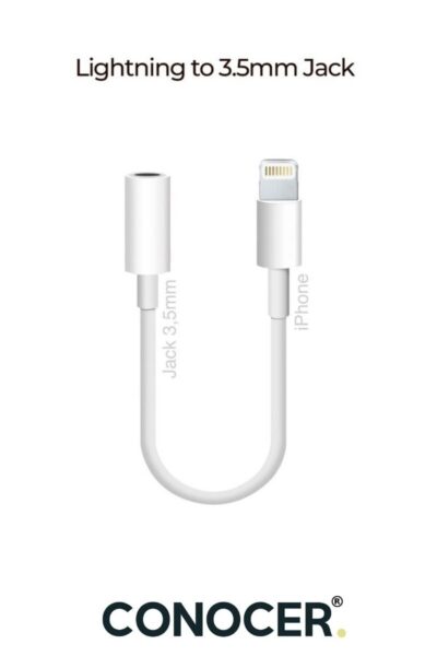 Iphone Uyumlu Lightning Telefon Kulaklık Çevirici Aux Dönüştürücü Aparat Tak Çalıştır Yüksek Kalite